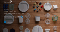 Desktop Screenshot of edvpackaging.com